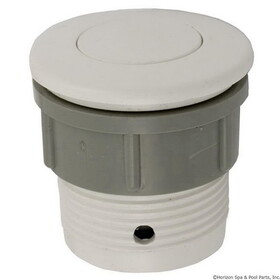 Waterway Plastics 650-3000 Air Button, WW, Flush, 1-1/2"hs, 2"fd White