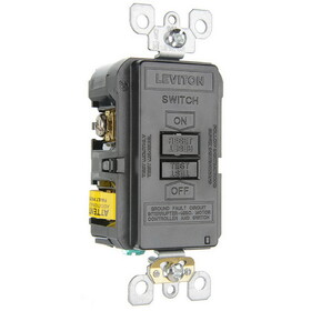 Leviton GFRBF-XE GFCI, 20A, SPST, Deadfront