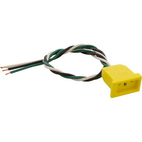 Hydro-Quip 09-0018C-A Receptacle, H-Q, Ozone, Molded, Yellow, 18/3