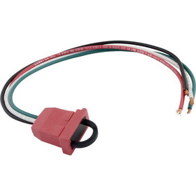 Hydro-Quip 09-0022C-A Receptacle, H-Q, Pump 1, 2 Speed, Molded, Red, 14/4