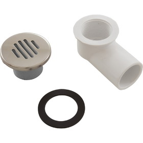 Waterway Plastics Lo-Profile Drain Assembly W/Ss Cover