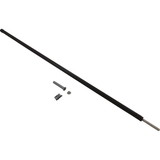 GLI Pool Products 99-30-4300532 Fence Support Pole, Designer Black, 4'