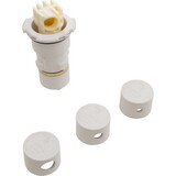Paramount Leisure Industries 004-627-5060-01 Replacement Nozzle, Paramount PV3, White, w/ Caps