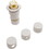 Paramount Leisure Industries 004-627-5060-01 Replacement Nozzle, Paramount PV3, White, w/ Caps