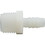 US Plastics 61137 Barb Adapter, 3/8" Barb x 1/2" Male Pipe Thread, Nylon