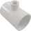 Dura Plastic Products 402-247 Tee, Reducing, 2" Slip x 2" Slip x 1/2" Female Pipe Thread