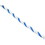 Phoenix Rope & Cordage PPR34300BW Polypropylene Rope, 3/4"dia, 2 White 1 Blue Strand, 300ft
