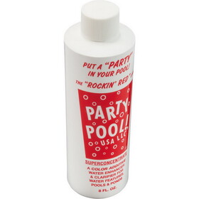 Party Pool ROCKINRED ! USA LLC Pool color Additive, 8oz Bottle, RockingRed