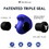 Decibullz Earplugs, Blue