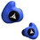 Decibullz Earplugs, Blue