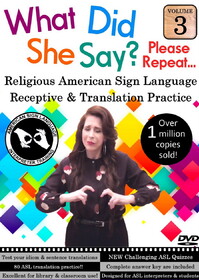 What Did She Say - ASL Receptive & Translation Vol. 3
