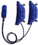 Ear Gear Cochlear Corded Eyeglasses, Blue