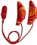 Ear Gear Cochlear Corded (Binaural), Orange-Red