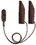 Ear Gear FM Corded (Binaural), 2"-3" Hearing Aids, Brown