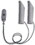 Ear Gear FM Corded (Binaural), 2"-3" Hearing Aids, Grey