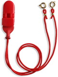 Ear Gear ITE Binaural Corded, Red