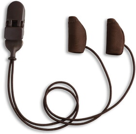 Ear Gear Micro Corded (Binaural), Up to 1" Hearing Aids, Brown