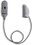 Ear Gear Micro Corded (Mono), Up to 1" Hearing Aids, Grey