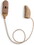 Ear Gear Micro Corded (Mono), Up to 1" Hearing Aids, Beige