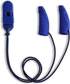 Ear Gear Mini Corded (Binaural), 1"-1.25" Hearing Aids, Blue