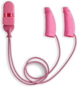 Ear Gear Mini Corded (Binaural), 1"-1.25" Hearing Aids, Pink