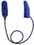 Ear Gear Mini Corded (Mono), 1"-1.25" Hearing Aids, Blue