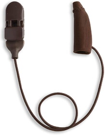Ear Gear Mini Corded (Mono), 1"-1.25" Hearing Aids, Brown