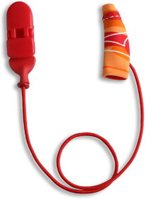Ear Gear Mini Corded (Mono), 1"-1.25" Hearing Aids, Orange-Red