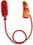 Ear Gear Mini Corded (Mono), 1"-1.25" Hearing Aids, Orange-Red