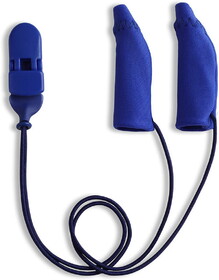 Ear Gear Original Corded (Binaural), 1.25"-2" Hearing Aids, Blue