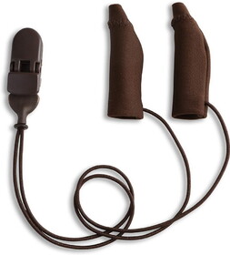 Ear Gear Original Corded (Binaural), 1.25"-2" Hearing Aids, Brown