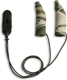 Ear Gear Original Corded (Binaural), 1.25"-2" Hearing Aids, Camouflage