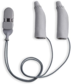 Ear Gear Original Corded (Binaural), 1.25"-2" Hearing Aids, Grey