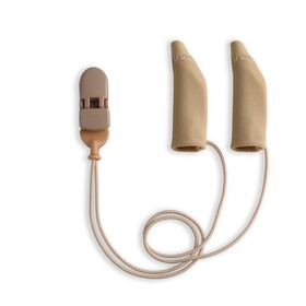 Ear Gear Original Corded (Binaural), 1.25"-2" Hearing Aids, Beige