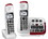 Panasonic KX-TGM420W Amplified Cordless Phone with Answering Machine and (1) Extra Handset