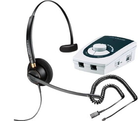 Serene Innovations UA-50 Business Phone Amplifier with Plantronics HW510 Headset