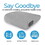 SonicCast Bone Conduction Pillow ONLY (no transmitter), Dark Silver