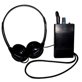 Oval Window Induction Loop Receiver with Headphones