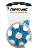 Rayovac ProLine Advanced Mercury-Free Hearing Aid Batteries 60 per box Size 675