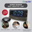 Sonic Alert Sonic Boom SBD375ss Vibrating Dual Alarm Clock | Dark Grey