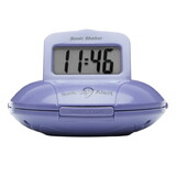 Sonic Alert SBP100PUR Sonic Alert Sonic Shaker SBP100 Vibrating Travel Alarm Clock, Purple