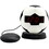 The Sonic Glow SOCCER BALL Alarm Clock with Recordable Alarm and Sonic Bomb Bed Shaker