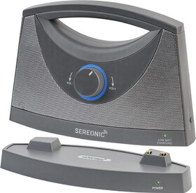 Sereonic Wireless TV Speaker, Light Grey