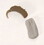 Hearing Aid Natural Sweatband - 2.125" Extra Large