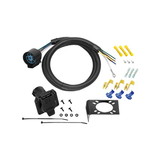 Tow Ready 20224 7-Way Connector Harness - Vehicle End 7-Way Trailer Wiring Harness, U.S. Car Connector, 4'