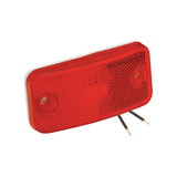Bargman 30-17-814 Clearance/Side Marker Lights #178 Series Clearance Light #178 Red with White Base, No gasket