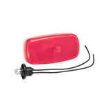 Bargman 30-59-001 Clearance/Side Marker Lights #59 Series Clearance Light #59 Red with Reflex w/White Base