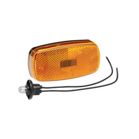 Bargman 30-59-004 Clearance/Side Marker Lights #59 Series Clearance Light #59 Amber with Reflex w/Black Base