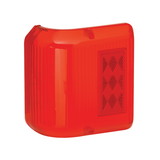 Bargman 30-86-711 Replacement Part, Side Marker Clearance Light Lens #86 Wrap-Around Red