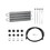 Tow Ready 41011 Transmission Cooler Kit - Tube Transmission Oil Cooler kit 3/4&quot;H x 7-1/2&quot; W x 12-3/4&quot;L, Medium Duty Tube &amp; Fin